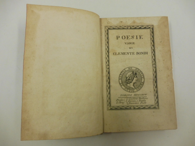 Poesie varie di Clemente Bondi